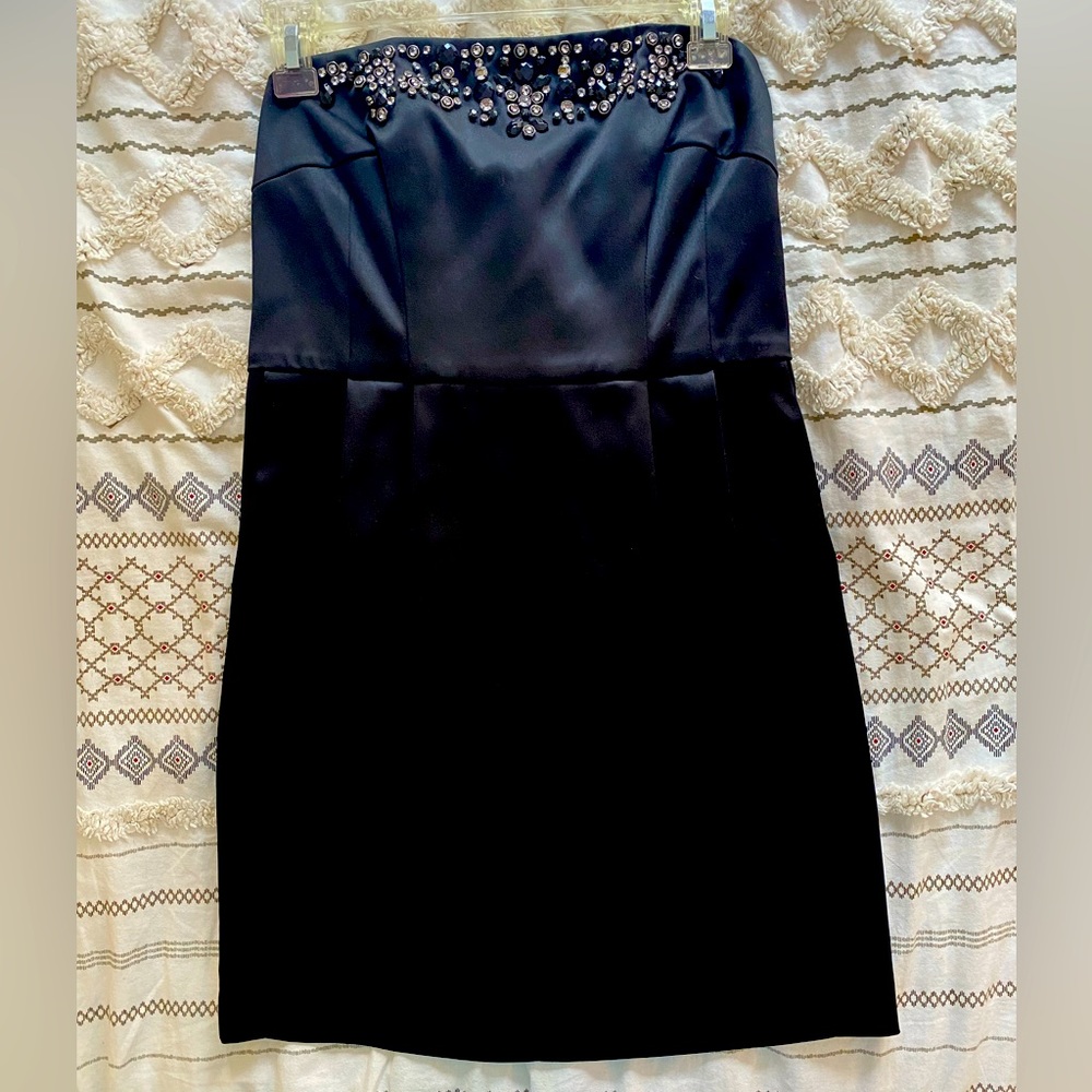Super cute NWT little black dress from Express with beautiful jeweled top!